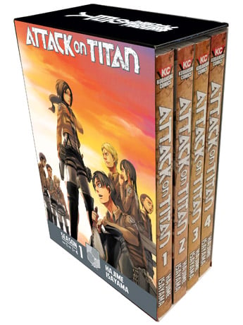 Attack on Titan Season 1 Part 1 Manga Box Set Gallery Image 2