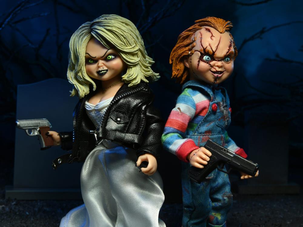 Bride of Chucky Chucky and Tiffany Clothed Figure Two-Pack