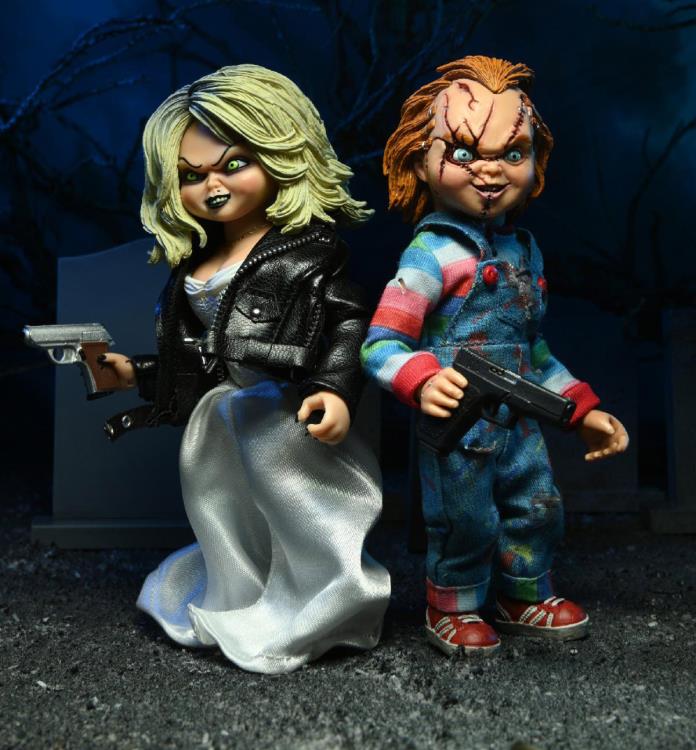 Bride of Chucky Chucky and Tiffany Clothed Figure Two-Pack