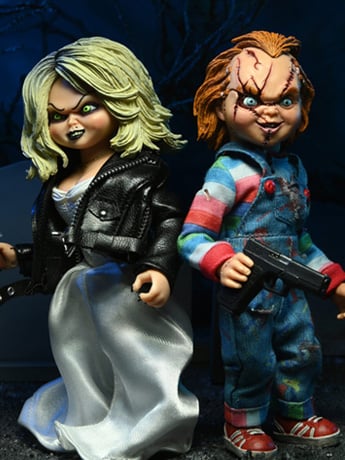 Bride of Chucky Chucky and Tiffany Clothed Figure Two-Pack