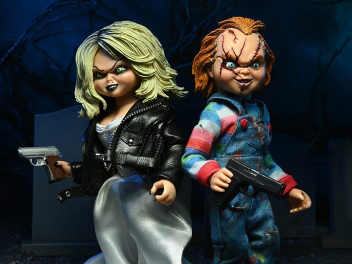 Bride of Chucky Chucky and Tiffany Clothed Figure Two-Pack