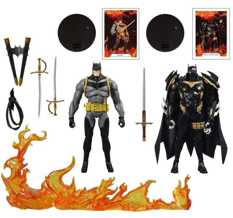 Batman: Curse of the White Knight DC Multiverse Batman vs. Azrael Batman Armor Action Figure Two-Pack Gallery Image 10