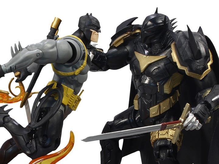 Batman: Curse of the White Knight DC Multiverse Batman vs. Azrael Batman Armor Action Figure Two-Pack Gallery Image 1