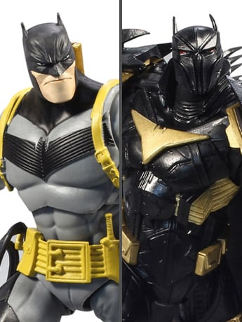 Batman: Curse of the White Knight DC Multiverse Batman vs. Azrael Batman Armor Action Figure Two-Pack Gallery Image 2