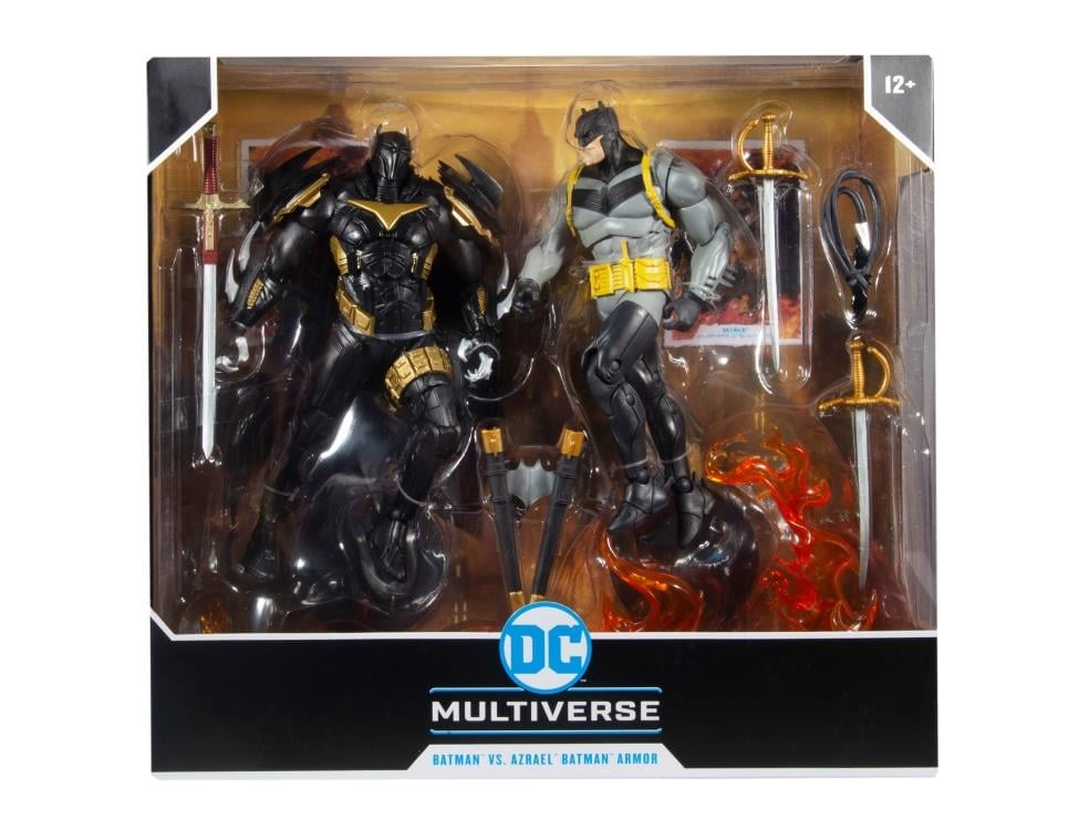 Batman: Curse of the White Knight DC Multiverse Batman vs. Azrael Batman Armor Action Figure Two-Pack Gallery Image 11