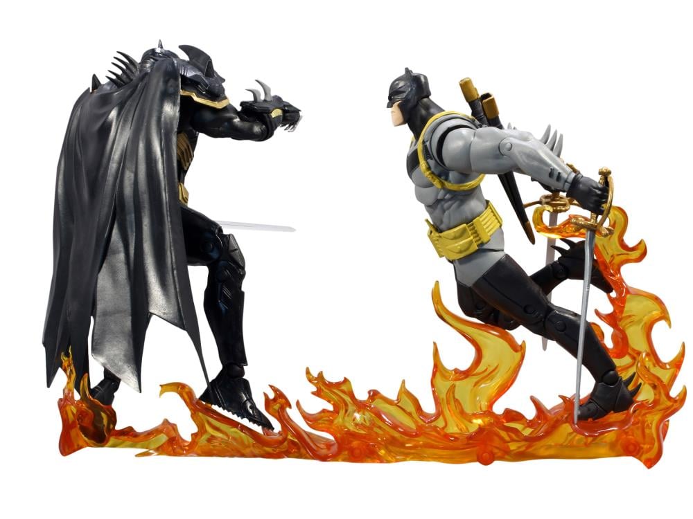 Batman: Curse of the White Knight DC Multiverse Batman vs. Azrael Batman Armor Action Figure Two-Pack Gallery Image 4