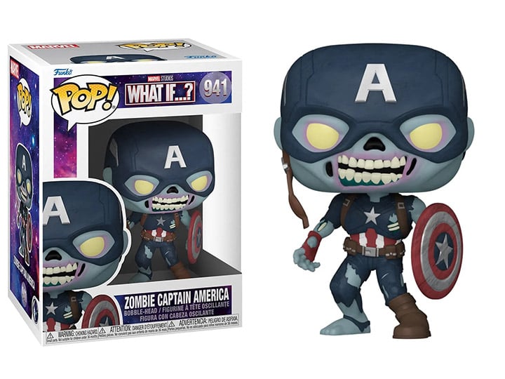 Pop! Marvel: What If...? - Zombie Captain America Gallery Image 1