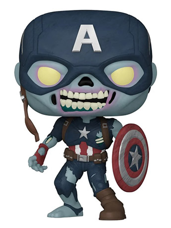 Pop! Marvel: What If...? - Zombie Captain America Gallery Image 2