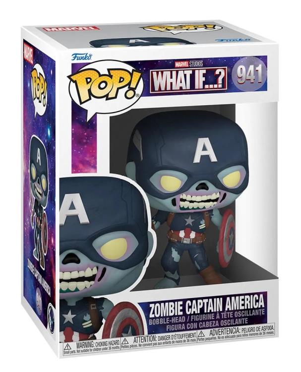 Pop! Marvel: What If...? - Zombie Captain America Gallery Image 4