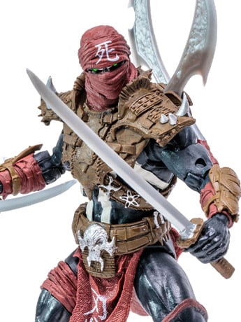スポーン　Spawn Ultra-Action Figure 5 Weapons SPAWN IV SERIES 12 ULTRA FIGURE 5 WEAPONS/30 YEARS RELEASED /NEVER