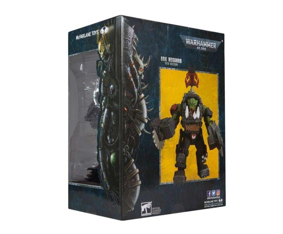 Warhammer 40,000 Ork Meganob with Buzzsaw Mega Action Figure Gallery Image 12