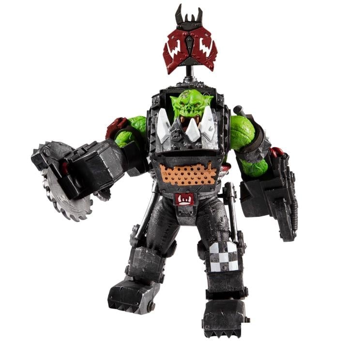 Warhammer 40,000 Ork Meganob with Buzzsaw Mega Action Figure Gallery Image 8