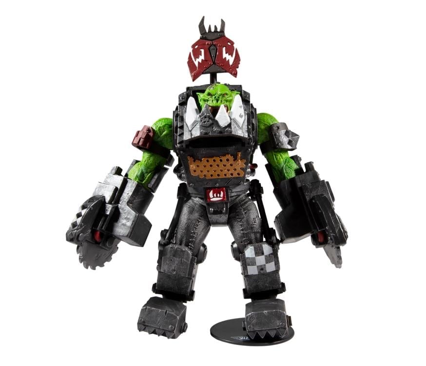Warhammer 40,000 Ork Meganob with Buzzsaw Mega Action Figure Gallery Image 3