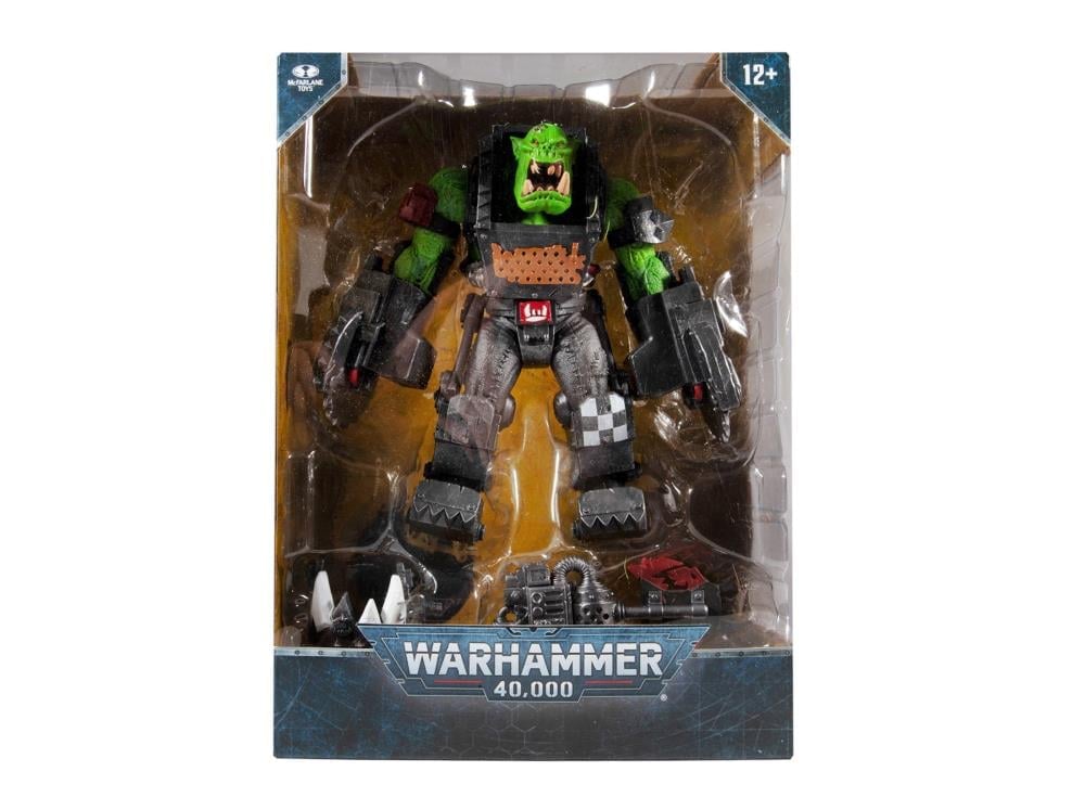 Warhammer 40,000 Ork Meganob with Buzzsaw Mega Action Figure Gallery Image 10