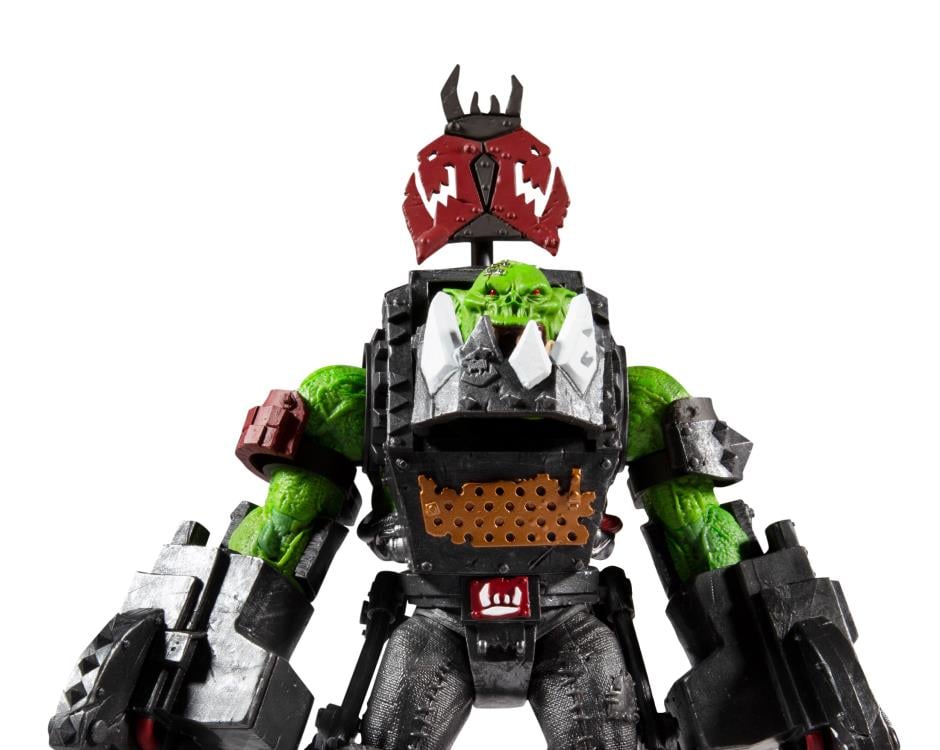 Warhammer 40,000 Ork Meganob with Buzzsaw Mega Action Figure Gallery Image 7