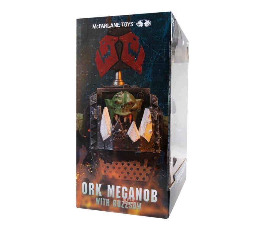 Warhammer 40,000 Ork Meganob with Buzzsaw Mega Action Figure Gallery Image 11