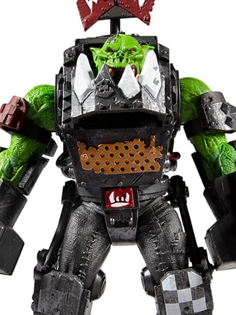 Warhammer 40,000 Ork Meganob with Buzzsaw Mega Action Figure Gallery Image 2
