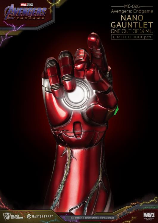 Avengers: Endgame Master Craft MC-026 Nano Gauntlet Limited Edition Statue Gallery Image 8