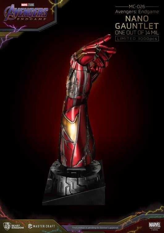 Avengers: Endgame Master Craft MC-026 Nano Gauntlet Limited Edition Statue Gallery Image 5