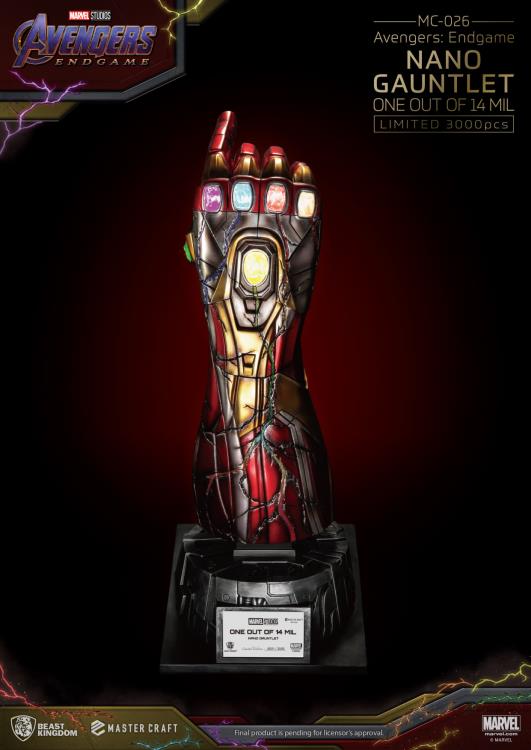 Avengers: Endgame Master Craft MC-026 Nano Gauntlet Limited Edition Statue Gallery Image 3