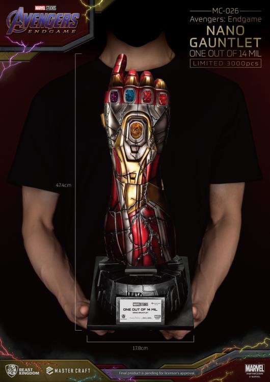 Avengers: Endgame Master Craft MC-026 Nano Gauntlet Limited Edition Statue Gallery Image 11