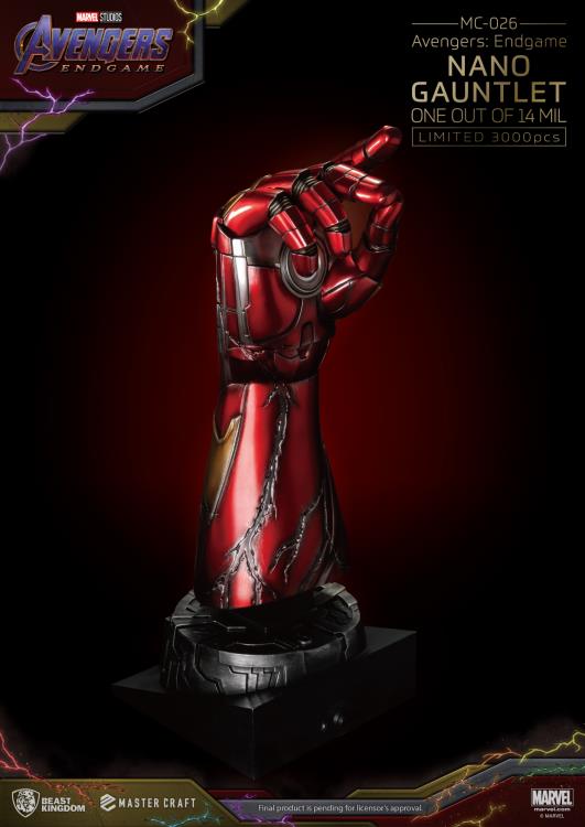 Avengers: Endgame Master Craft MC-026 Nano Gauntlet Limited Edition Statue Gallery Image 6