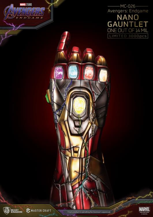 Avengers: Endgame Master Craft MC-026 Nano Gauntlet Limited Edition Statue Gallery Image 7