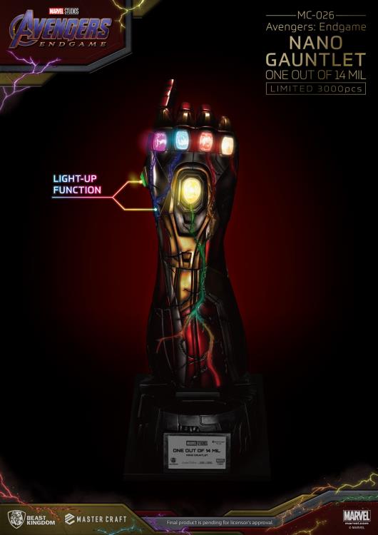 Avengers: Endgame Master Craft MC-026 Nano Gauntlet Limited Edition Statue Gallery Image 10