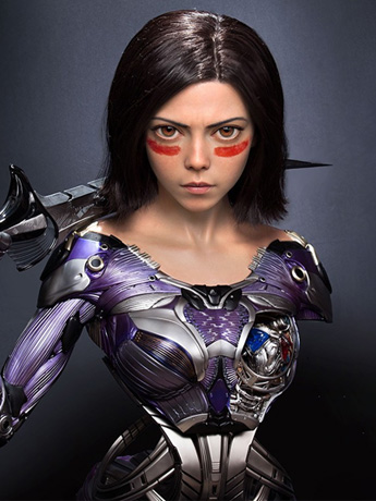 Alita: Battle Angel Alita (Exclusive Ver.) Limited Edition Life-Size Bust Gallery Image 2