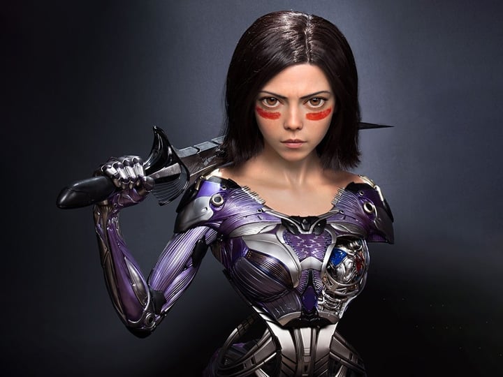 Alita: Battle Angel Alita (Exclusive Ver.) Limited Edition Life-Size Bust Gallery Image 1