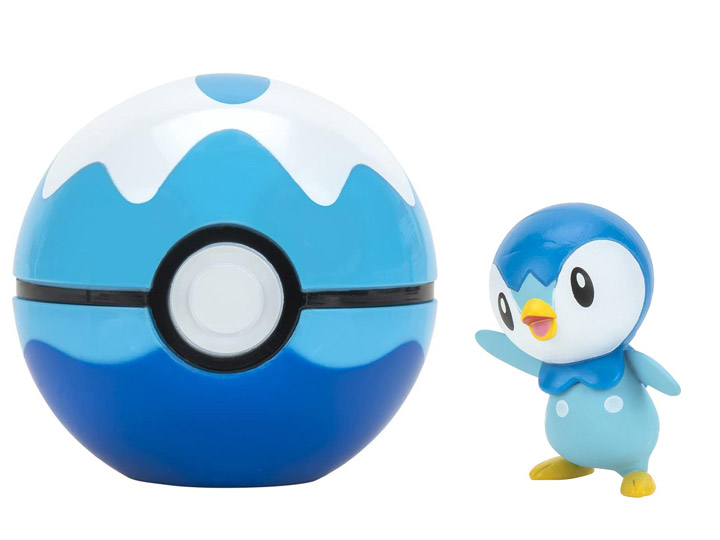 Pokemon Clip 'N' Go Piplup Figure Gallery Image 1