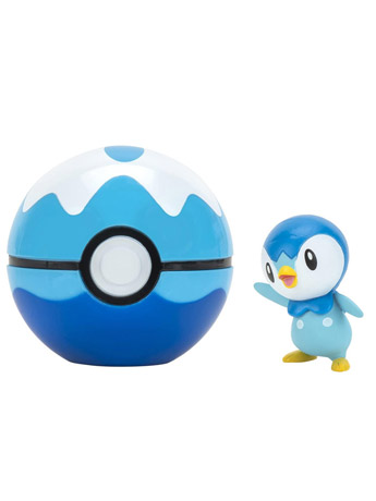 Pokemon Clip 'N' Go Piplup Figure Gallery Image 2