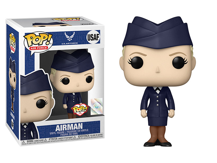 Pops! with Purpose US Air Force Airman Female 1 - Dress Blues Gallery Image 1