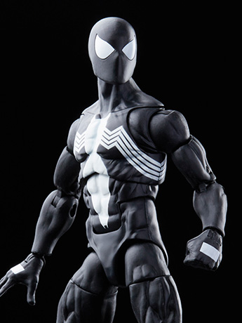 Spider-Man Marvel Legends Retro Collection Symbiote Spider-Man Action Figure Gallery Image 2