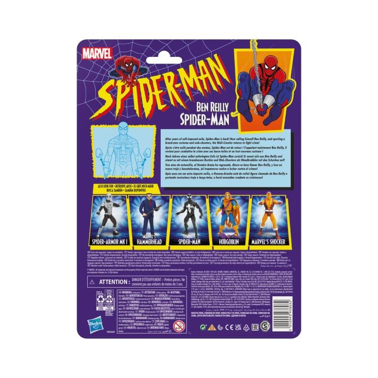 Spider-Man Marvel Legends Retro Collection Ben Reilly Spider-Man Action Figure Gallery Image 9