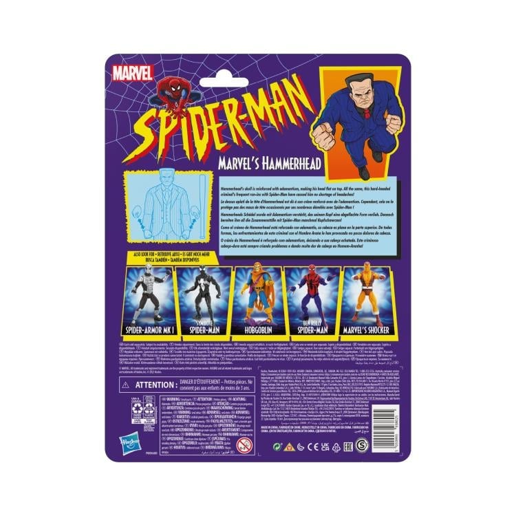 Spider-Man Marvel Legends Retro Collection Marvel's Hammerhead Action Figure Gallery Image 9