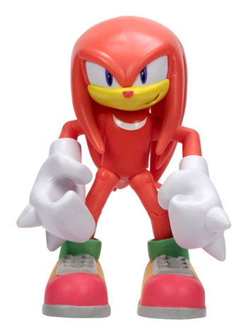 Sonic The Hedgehog 30th Anniversary Wave 6 4" Knuckles with Blue Checkpoint Gallery Image 2