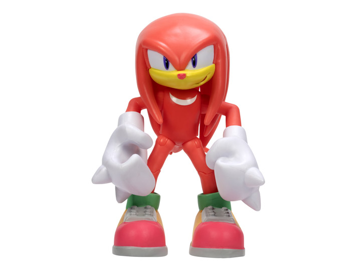 Sonic The Hedgehog 30th Anniversary Wave 6 4" Knuckles with Blue Checkpoint Gallery Image 1