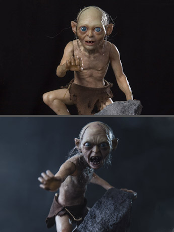 The Lord of the Rings Gollum & Smeagol (Luxury Edition) 1/6 Scale Figure Set Gallery Image 2