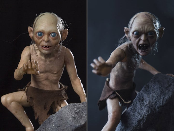 The Lord of the Rings Gollum & Smeagol (Luxury Edition) 1/6 Scale Figure Set Gallery Image 1