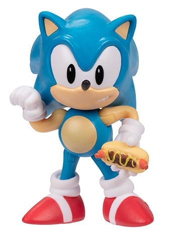 Sonic The Hedgehog Classic Sonic (Chili Dog) 2.5-Inch Scale Figure Gallery Image 2