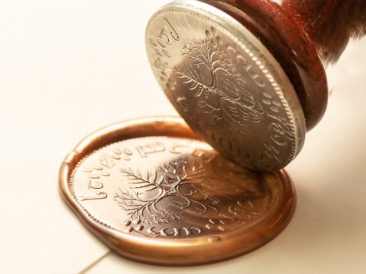 The Lord of the Rings The Shire Connected Trees Wax Seal Coin Gallery Image 1