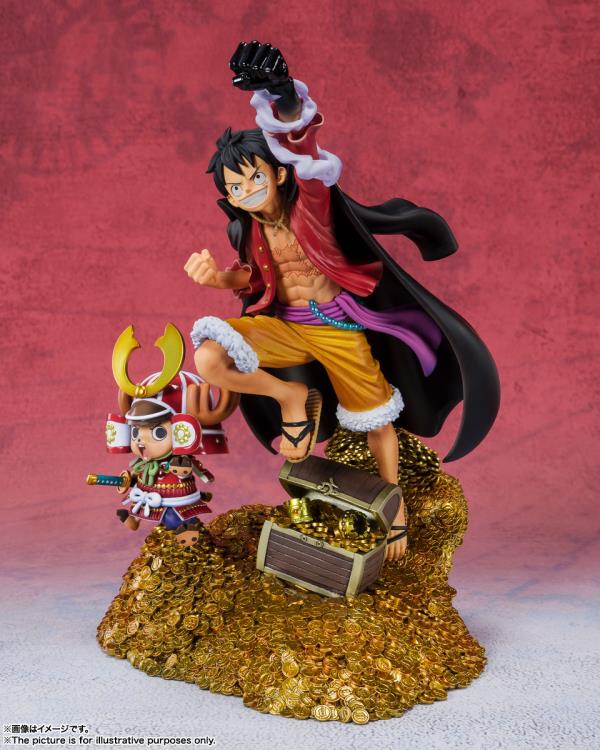 One Piece FiguartsZERO Monkey D. Luffy (WT100 Commemorative: Daikaizoku Hyakkei) Gallery Image 5