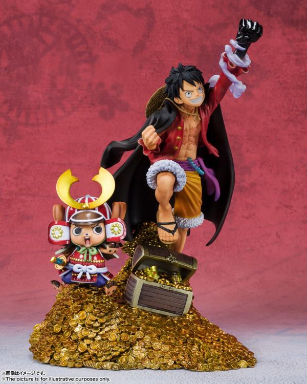 One Piece FiguartsZERO Monkey D. Luffy (WT100 Commemorative: Daikaizoku Hyakkei) Gallery Image 4