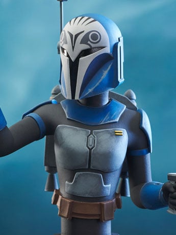 Busto Bo-Katan Kryze De Star Wars: The Clone Wars – Escala 1/7, Figura De Colección De Diamond Select, Multicolor