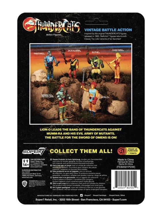 ThunderCats ReAction Slithe (Toy Variant) Figure Gallery Image 5