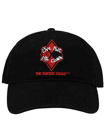 The Suicide Squad Harley Quinn Live Fast Die Clown Hat Gallery Image 2