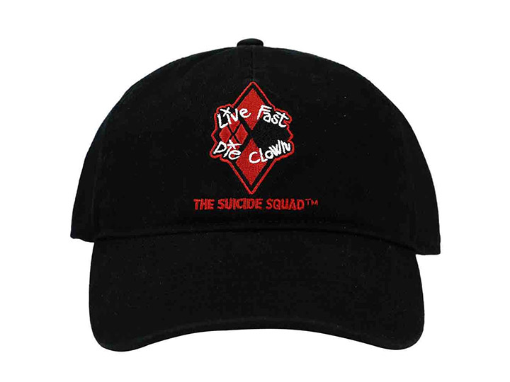 The Suicide Squad Harley Quinn Live Fast Die Clown Hat Gallery Image 1
