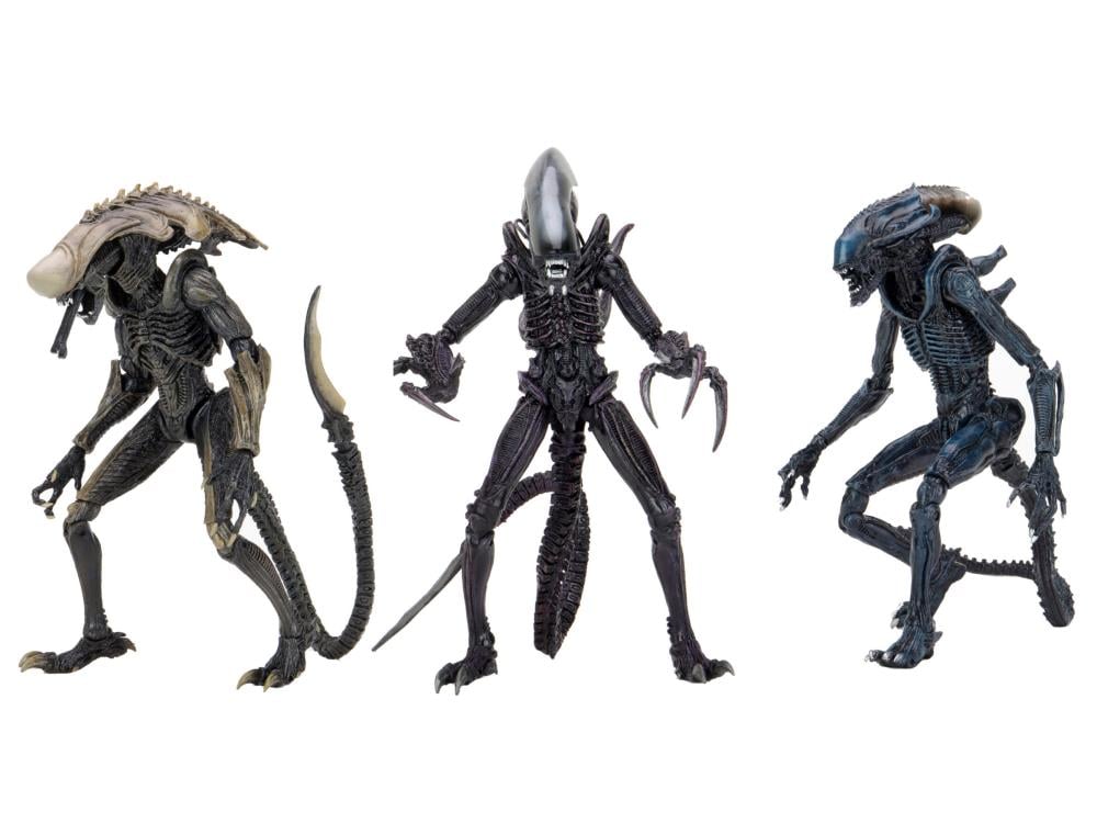 Alien vs. Predator Aliens Set of 3 Figures (Movie Deco) Gallery Image 33