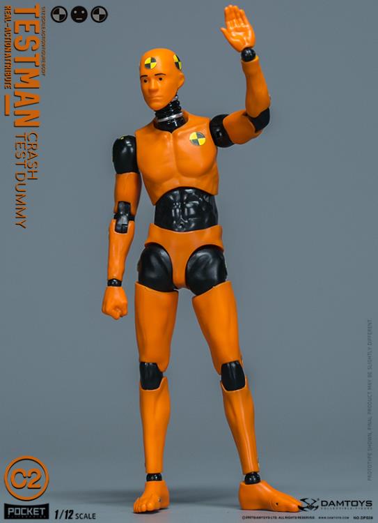 Testman Pocket Elite Real-ActionAttribute Crash Test Dummy C2 1/12